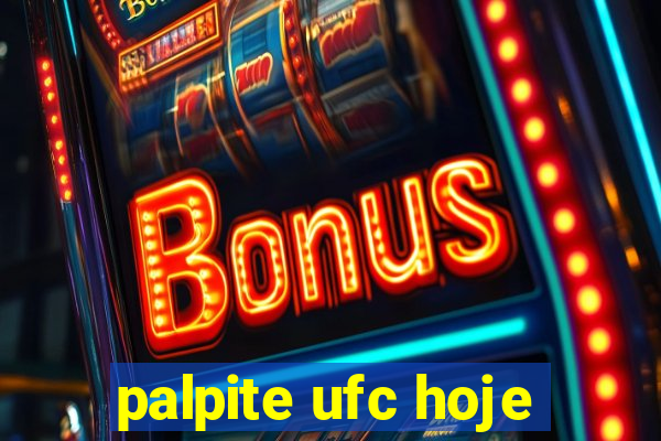 palpite ufc hoje